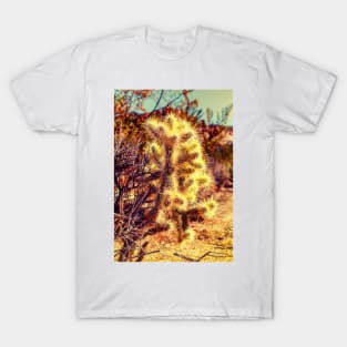 Glowing Cactus At Joshua Tree National Park T-Shirt